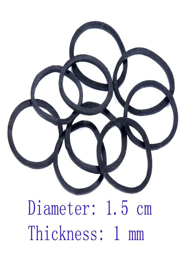 BEBEEPOO black Elastic Hair Bands，BEBEEPOO 500pcs Mini Rubber Bands with a box Soft Elastic Bands for Kid Hair Braids Hair - Image 2